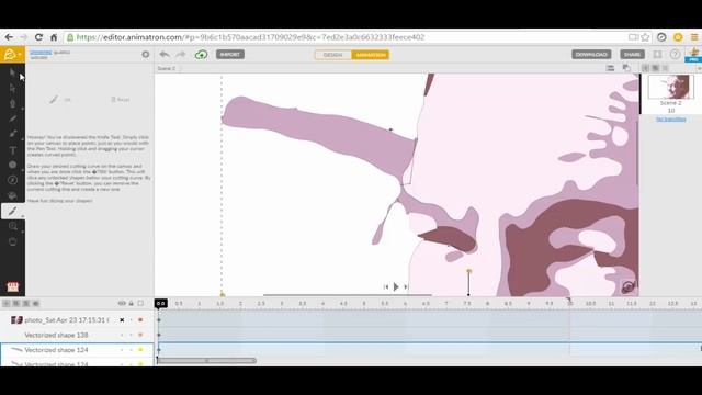 Векторизация фотографии в Аниматроне смотреть онлайн