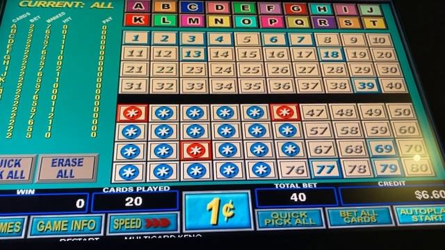 Quick Hit Multi Card Keno 7,6,5,5 Pattern #Kenonation смотреть онлайн