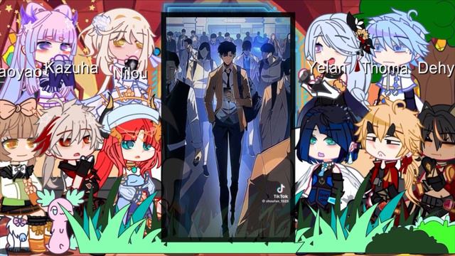 Genshin impact react to Sung Jin woo as New Traveler | Gacha Reaction | Solo Leveling p4 смотреть онлайн