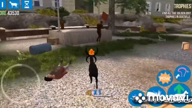 Игра в Goat Simulator(симулятор козла)3 часть | Приколы