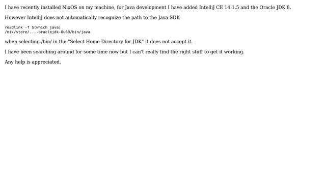 Unix & Linux: Java SDK on NixOS for IntelliJ смотреть онлайн