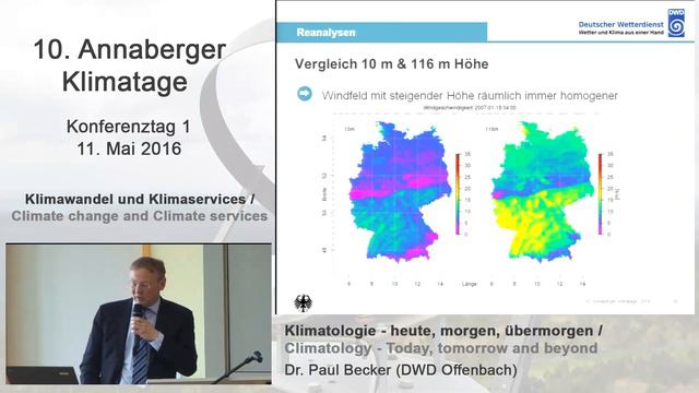 Paul Becker (DWD Offenbach) - 10. Annaberger Klimatage 2016 смотреть онлайн