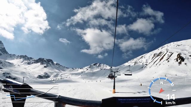 4-CLD Sella Brunech | Alba di Canazei | Val di Fassa | GoPro Timelapse 2K with GPS Data смотреть онлайн