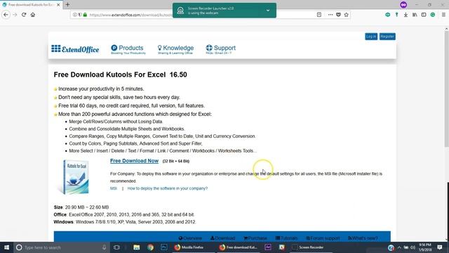 Kutools For Excel - 01 Installation смотреть онлайн