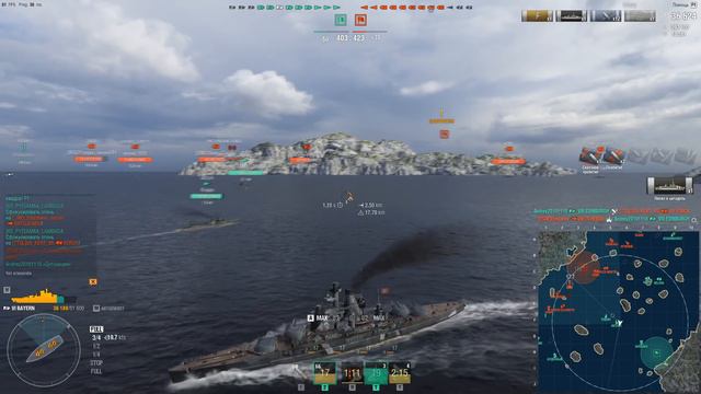 ⚓Обзор линкора Bayern // Сильный и стабильный!