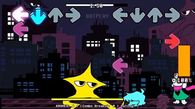 FNF Hyperlink But The Original Starwalker Sings It | Seeks Cool Deltarune Mod