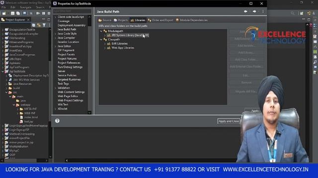 How to Solve Runtime Error in JSP Pages in Eclipse || Excellence Technology смотреть онлайн