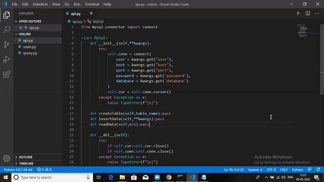 Python Database Connectivity with MYSql || Online DB || DB API смотреть онлайн