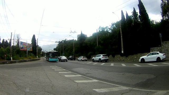 Ялтинский троллейбус, (Июль, 2021) + Междугородний маршрут Симферополь-Ялта/Yalta trolleybus смотреть онлайн