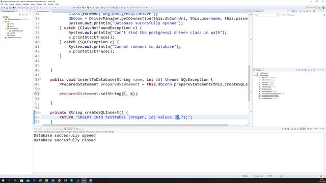 sql java insert смотреть онлайн