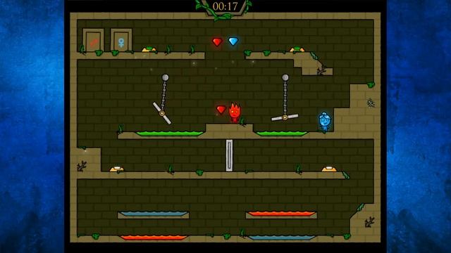 Fireboy and Watergirl: The Forest Temple - Walkthrough Level 2 смотреть онлайн
