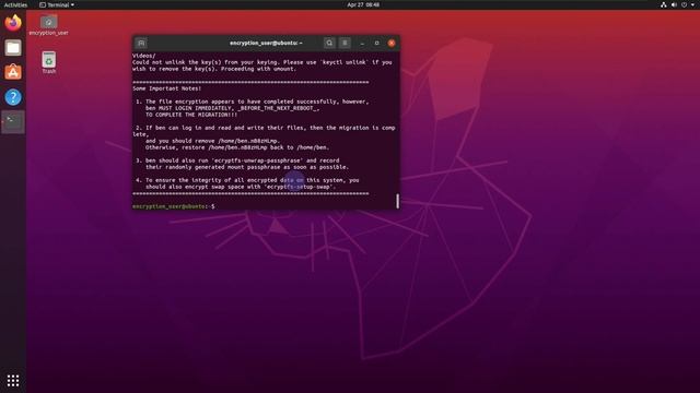 Ubuntu 20.04 Tutorial: Encrypt Ubuntu After Installation (Home Folder & Swap Space) смотреть онлайн