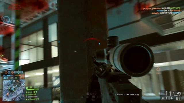 Battlefield 4: Final Stand - L96A1 Sniper Recon Gameplay смотреть онлайн