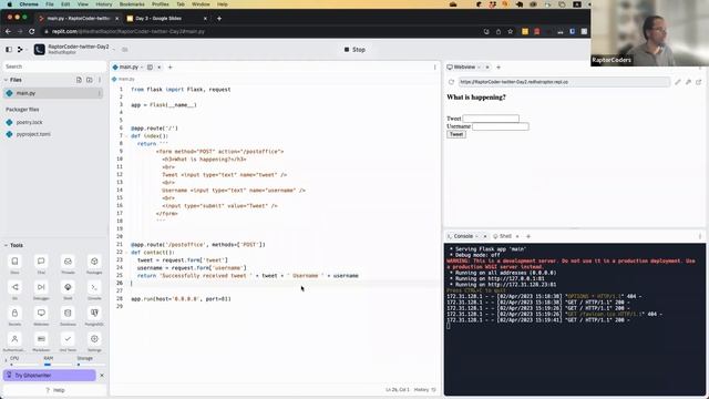 Day 3 - Full Stack Software Development using Python смотреть онлайн