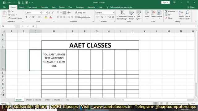 Learn Excel Merge and Center | Wrap Text #Introduction #excel #exceltutorial #nkexcelclasses смотреть онлайн