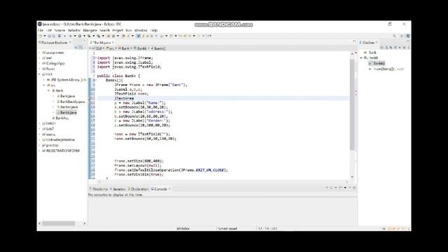Simple GUI in Java Eclipse смотреть онлайн