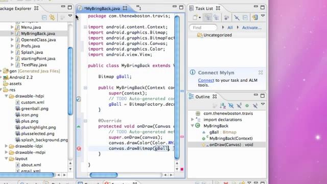 Android Application Development Tutorial - 064 - Drawing Bitmaps to Canvas View смотреть онлайн
