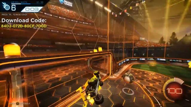 Air Roll Shots - Rocket League Custom Training Pack смотреть онлайн