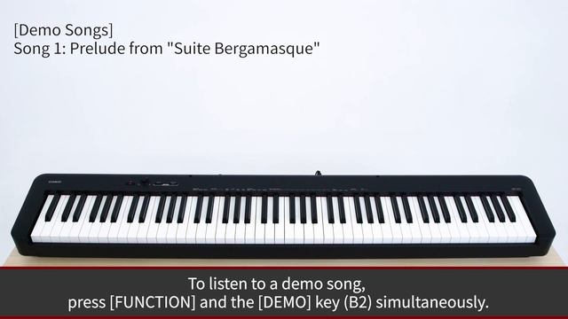 CDP-S110 Tutorial Video | CASIO