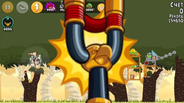 Angry Birds Classic Flock Favorites Mighty Eagle 100% смотреть онлайн