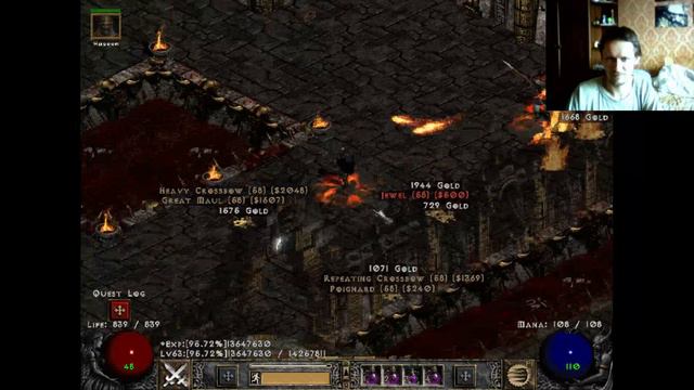 diablo 2 lord of destruction Hardcore Paladin Zeal Server europebattle.net смотреть онлайн