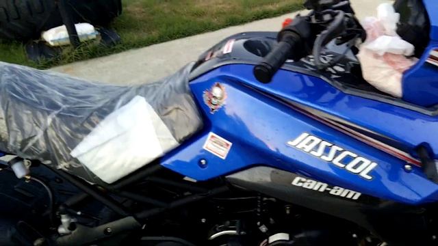 200cc trike jasscol first ride on street смотреть онлайн