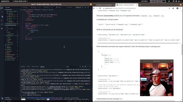 Background Music App - 06 - Using concurrent NPM Commands смотреть онлайн