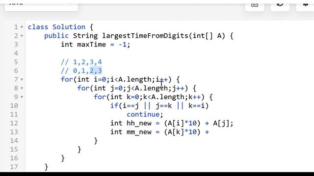Largest Time For Given Digits | LeetCode 949 | Java, Python смотреть онлайн