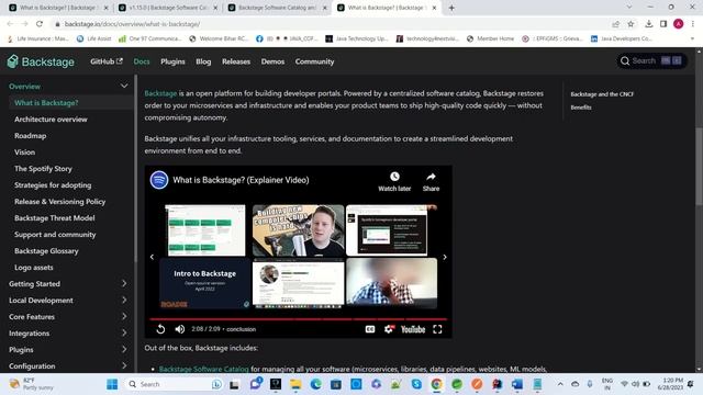 Backstage An open platform for building developer portals | Java Spring Boot Microservices Kafka202 смотреть онлайн