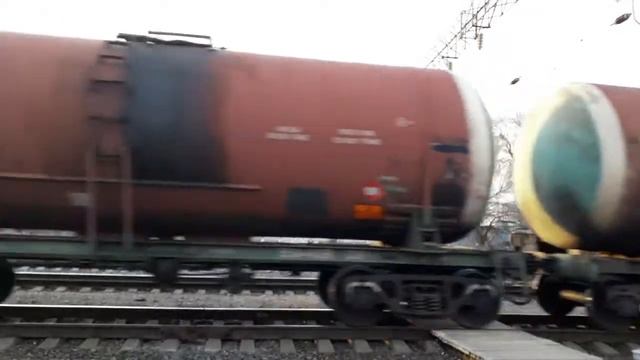 на татьянку ВЛ80Т-1860 с цистернами, ст шпалопропитка смотреть онлайн