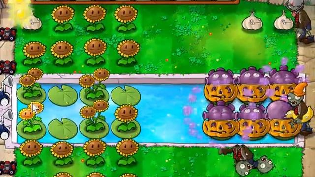 Plants vs Zombies - Survival Endless 1 - 4 Flags (Landless Cobless Setup by Samen) смотреть онлайн