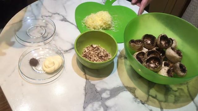 Шампиньоны в аэрогриле.  Грибная вкусняшка