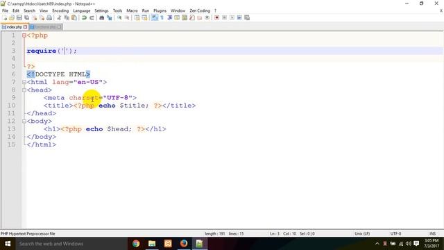 Learn PHP require once require in bangla tutorial смотреть онлайн