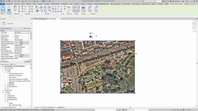 HOW TO IMPORT AND GEOREFERENCE AERIAL IMAGERY INTO REVIT смотреть онлайн