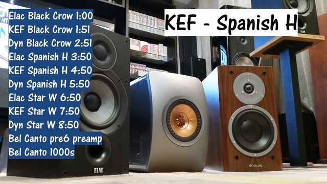 Stereo - Sound Demo - Elac B62 VS KEF LS50 VS Dynaudio 160- Highend Setup