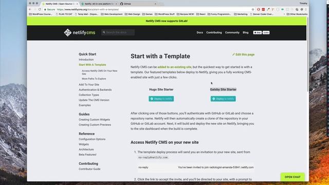 Part 1 - Build a portfolio website with Netlify and NetlifyCMS - 2018 смотреть онлайн