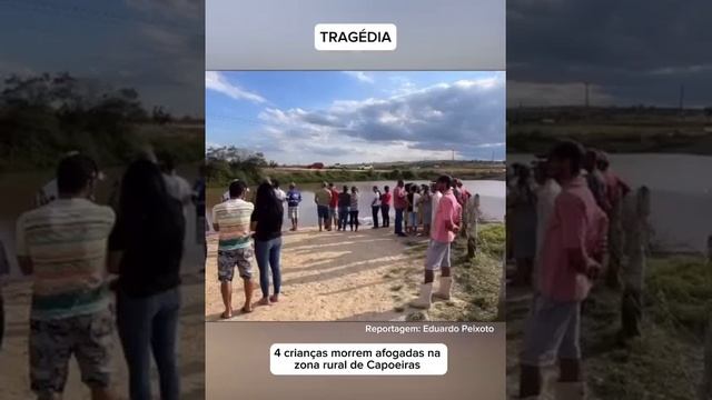 Tragédia: 04 crianças morreram afogadas numa barragem na zona rural do município de Capoeiras смотреть онлайн