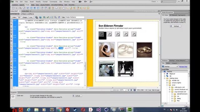 Dreamweaver'da Siteye Fancybox Ekleme смотреть онлайн