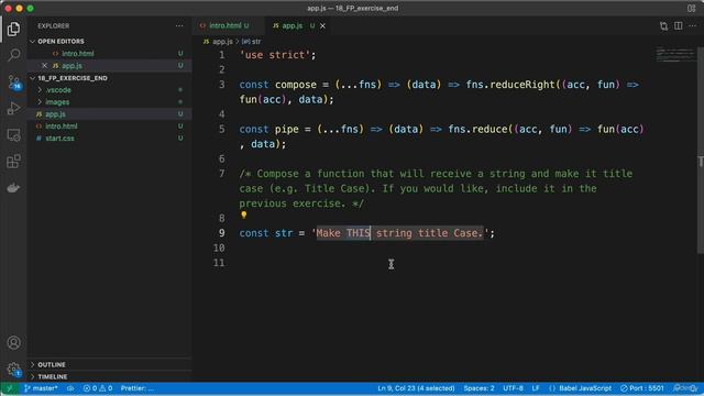 JavaScript Critical Parts 0921 Functional Programming Exercise Start смотреть онлайн