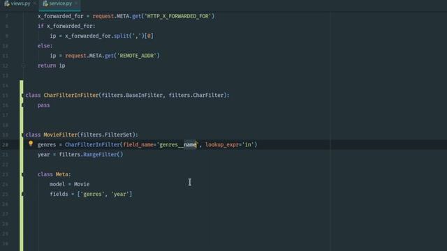 django-filter фильтрация фильмов по годам и жанрам | django rest framework | урок 10 смотреть онлайн