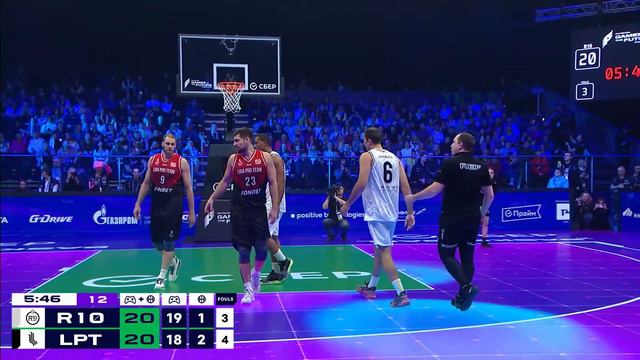 R10 TEAM vs. LIGA PRO TEAM Фиджитал-баскетбол со СБЕРОМ. Матч за 3-е место и финал смотреть онлайн