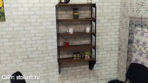 НОВЫЙ ПРИСТЕННЫЙ СТОЛ СТЕЛЛАЖ ТРАНСФОРМЕР!