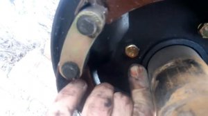 Файтер Т-15. Потекло масло из тормозного барабана