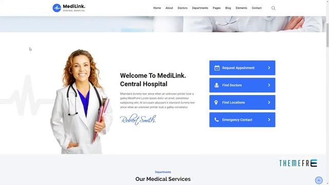 Medilink - Health and Medical WordPress Theme Edwin Wade смотреть онлайн