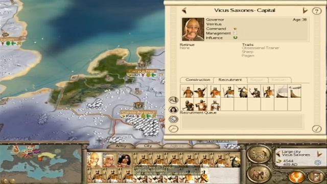 Rome Total War Barbarian Invasion Saxons Campaign part 23 смотреть онлайн