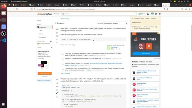 Se11 Ep10 GitLab CICD - Pylint job addition in ML project смотреть онлайн