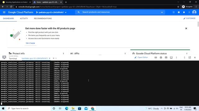 Securing Applications on Kubernetes Engine - Three Examples || #GSP482, #googlecloud ,#learntoearn смотреть онлайн
