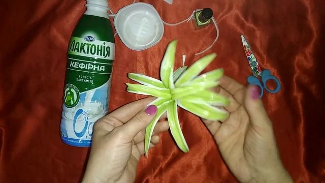 Хлорофитум - магнитик на холодильник. Chlorophytum is a fridge magnet. смотреть онлайн