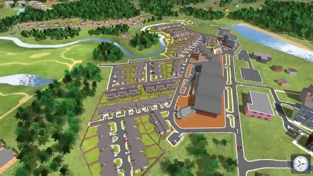 Интерактивная 3D презентация застройки мкр Новогорск г.о. Химки смотреть онлайн