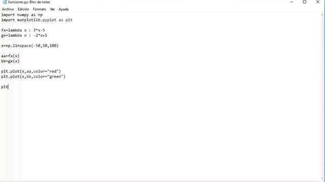 PYTHON - Graficar funciones, uso matplotlib y numpy - 22 смотреть онлайн